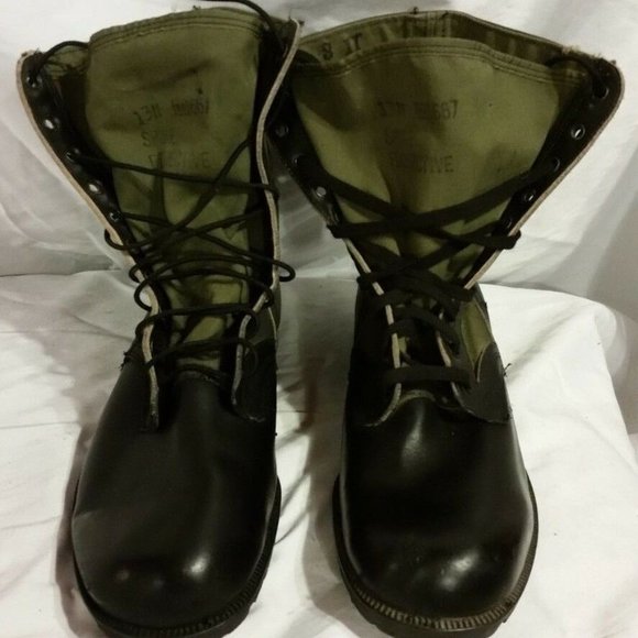 BATA VIETNAM ERA COMBAT BOOTS 13N SI517 main image 12